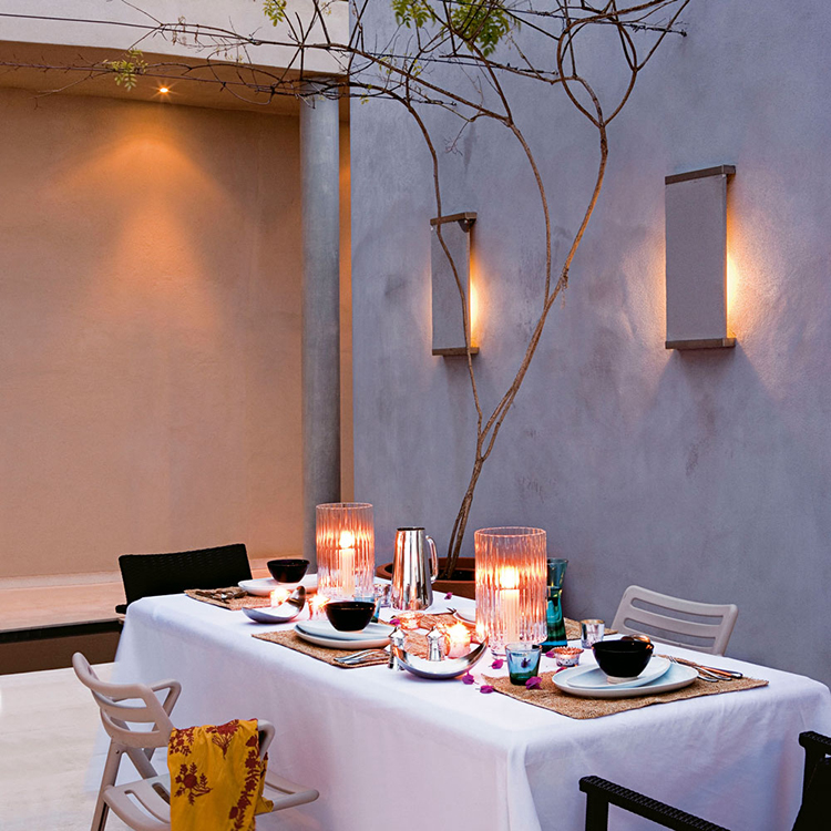 دمای رنگ نور مناسب در فضای مهمانی و صرف غذا و محوطه ی باز